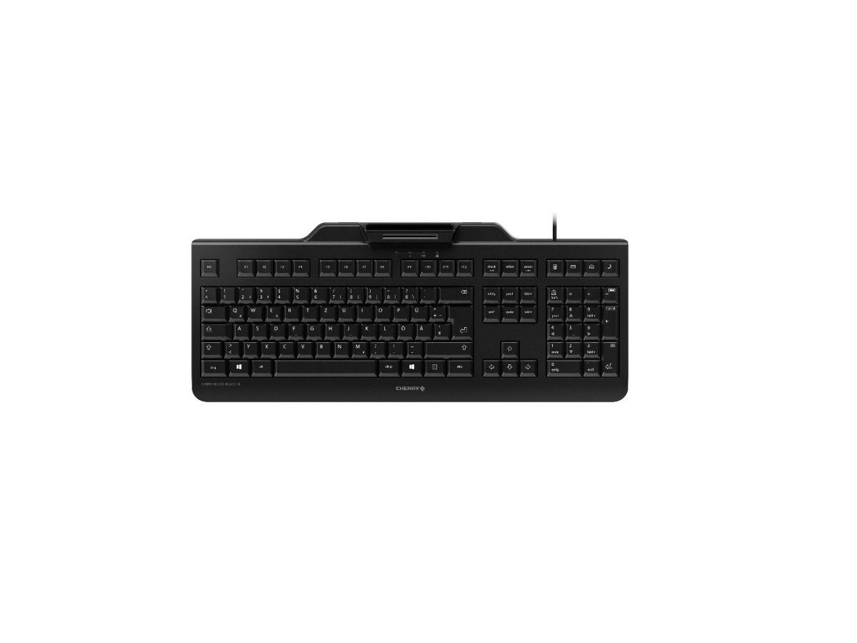 CHERRY JK-A0400EU-2 toetsenbord Kantoor USB QWERTZ Amerikaans Engels Zwart