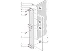 SCHROFF Insteekset met trapeziumvormige handgreep, afgeschermd, grijs, 6 HE, 7 HE