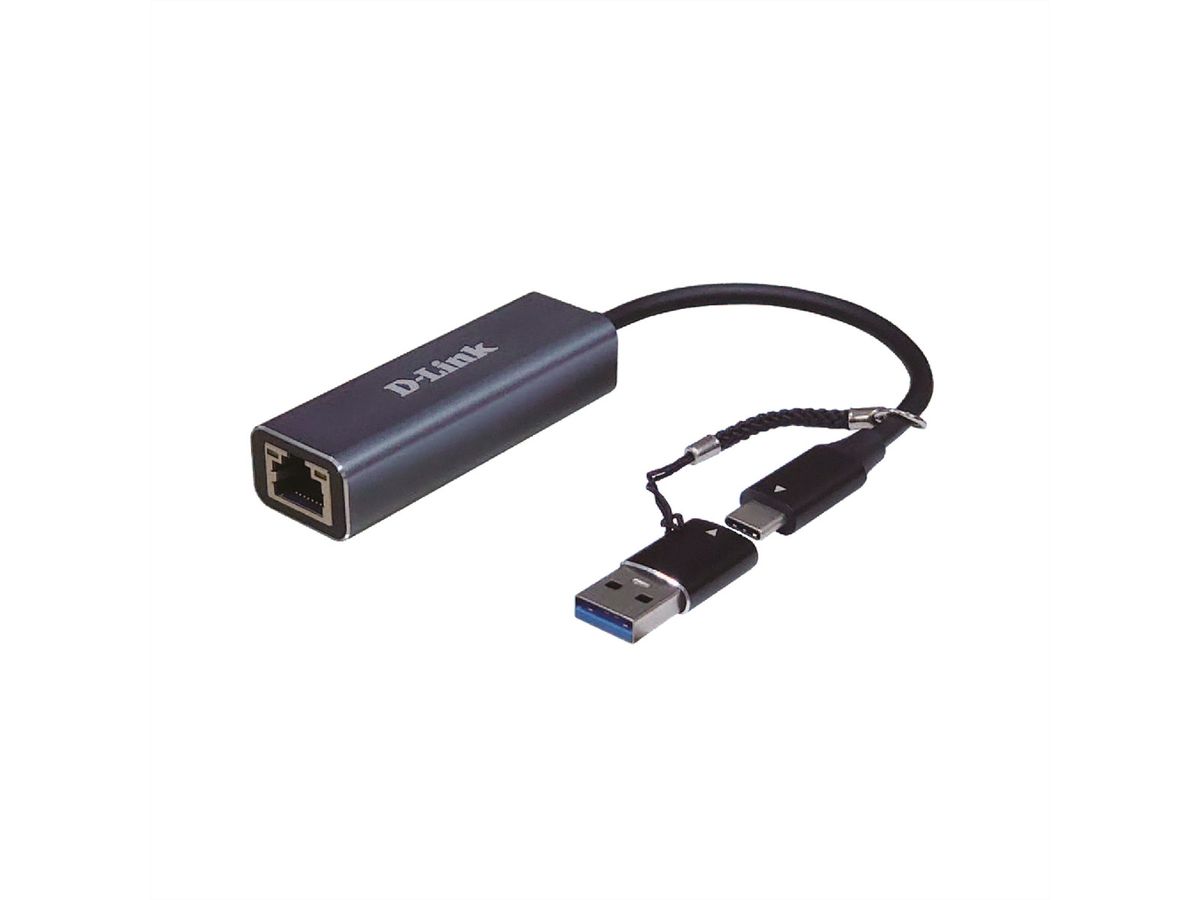 D-Link DUB-2315 USB naar 2.5G Adapter, USB-C/USB, Wake-On-LAN