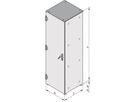 SCHROFF Varistar EMC-kast met geperforeerde deur, 2000H 600B 800D