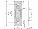 SCHROFF Connecting Bracket, EuropacPRO