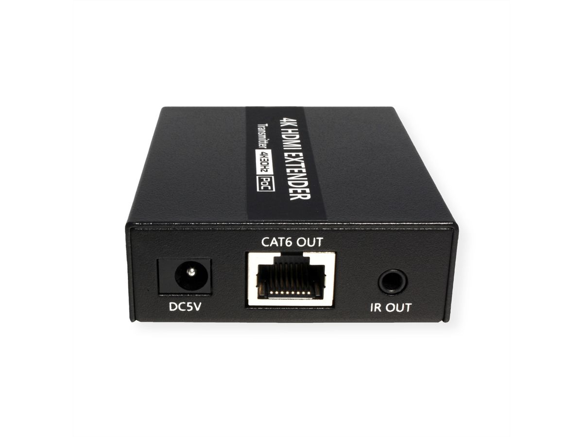 VALUE HDMI A/V Extender via Cat.6A kabel, 4K@30Hz, 40m