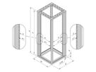 SCHROFF Eurorack 19" Cabinet Frame, 47 U 600W 900D