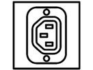 SCHROFF contactdoosstrip IEC C13 met aansluitkabel, 16x IEC C13