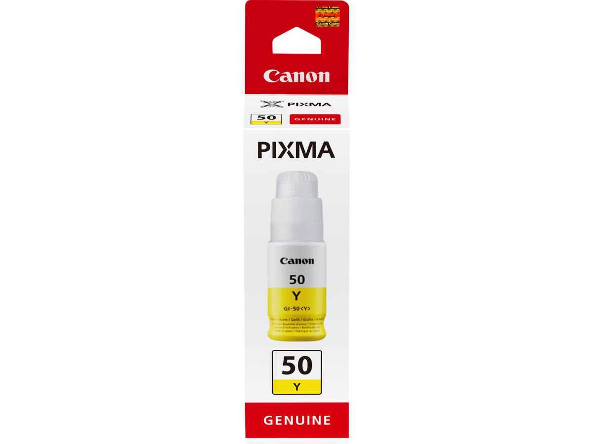 Canon GI-50 Y, High Yield, Ink Bottle, Yellow