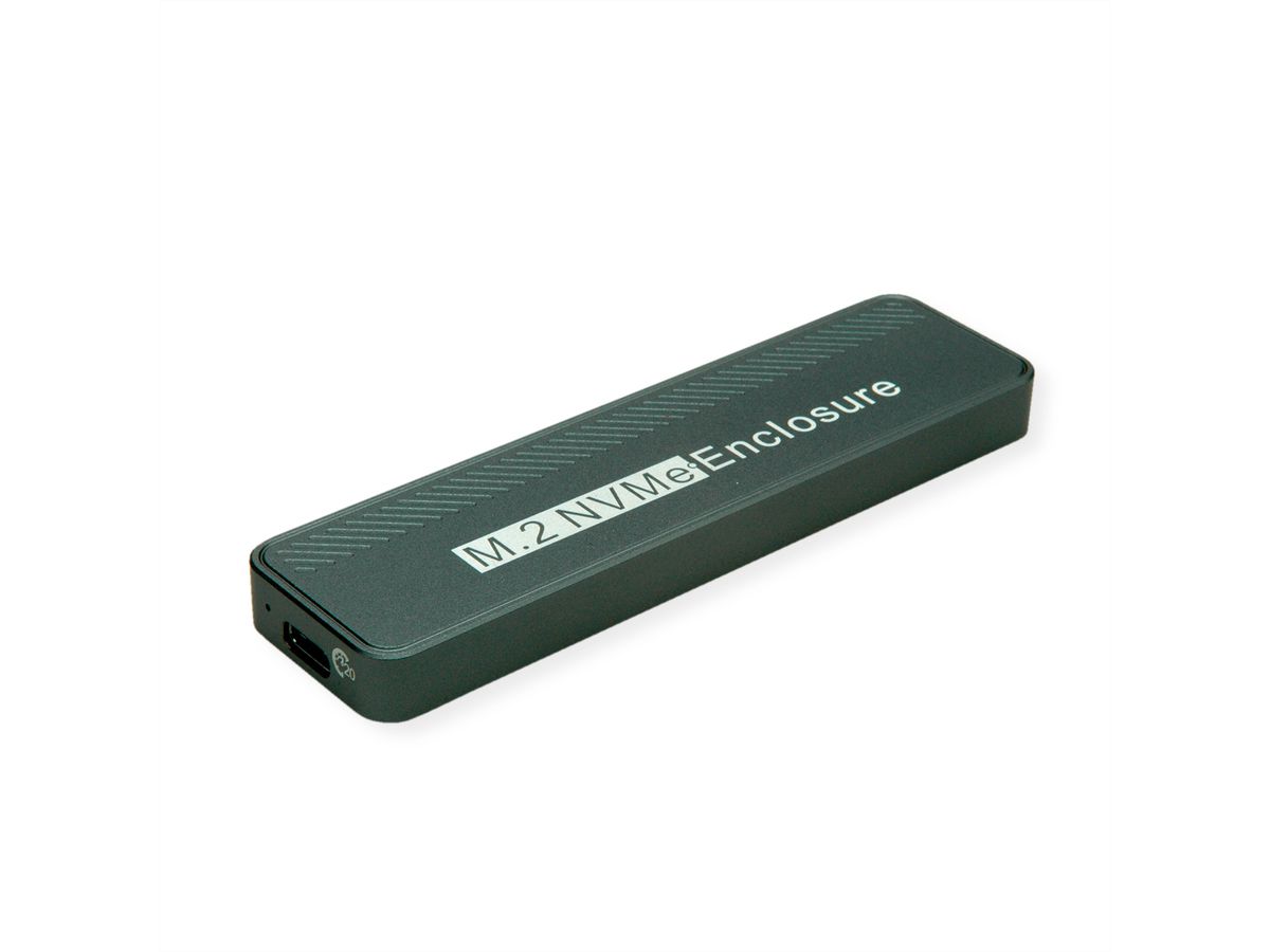 VALUE Externe SSD behuizing, M.2, NVMe naar USB 3.2 Gen 2 x2, Type C