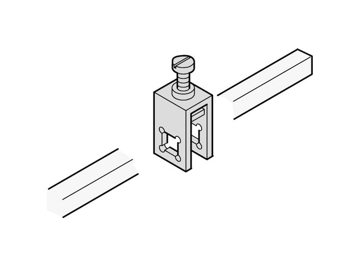 SCHROFF aansluitklem voor GND/aardrail, 16 mm²