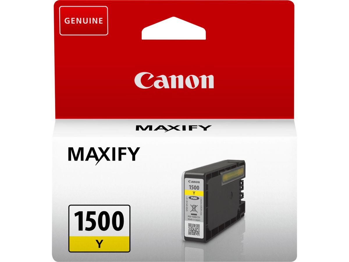 Canon PGI-1500Y Yellow Ink Cartridge