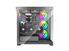 XILENCE Xilent Gleam X818.ARGB Gaming ATX PC-behuizing zwart, RGB ATX Midi Tower