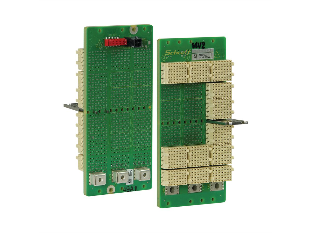 SCHROFF CPCI Serial Backplane, 3 U, 3 Slot, System Slot Right, Full-Mesh, Without RIO