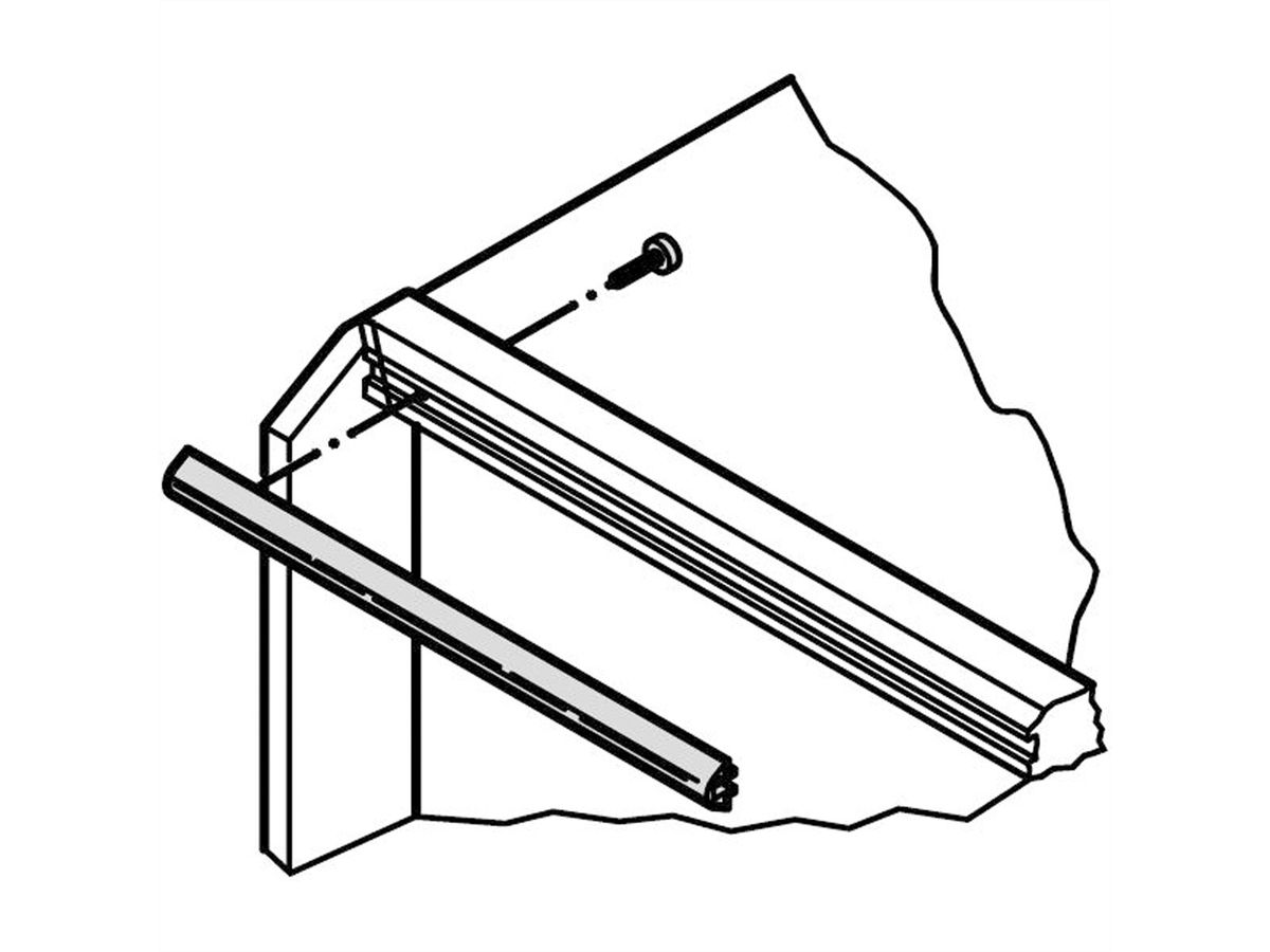 SCHROFF PropacPRO onderdelen kofferontwerp, vorm 3, RAL 7035, 84 HP