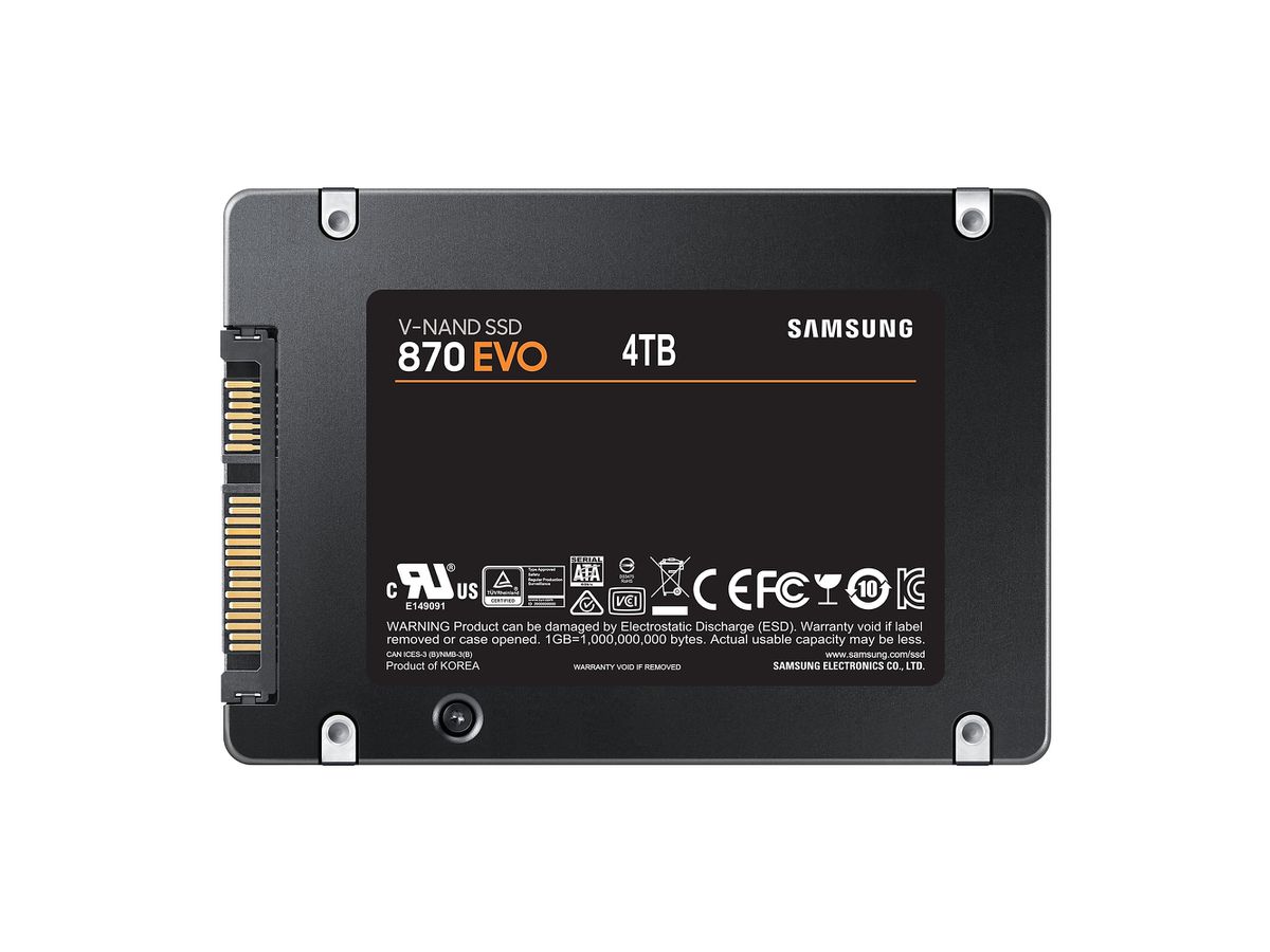 Samsung 870 EVO 2.5" 4 TB SATA III V-NAND