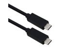 ROLINE USB4 Gen 3 Cable, PD (Power Delivery) 20V5A, with Emark, C-C, M/M, 40 Gbit/s, black, 0.8 m
