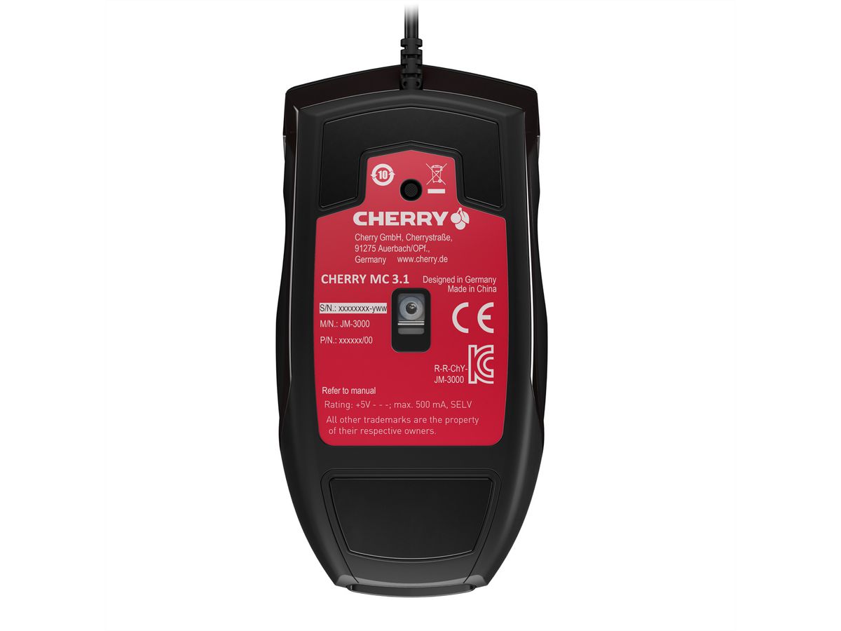 CHERRY XERO JM-0120-2 - Souris USB, zwart