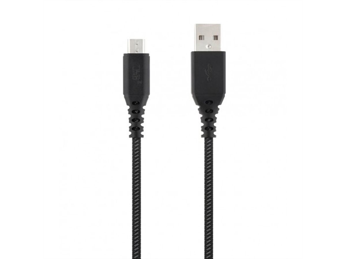 T'NB XW1.5M USB/Micro USB Kabel, schwarz/grau, 1.5 Meter