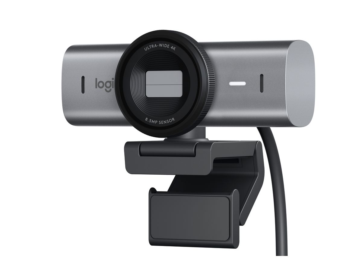 Logitech MX Brio 705 for Business webcam 8.5 MP 4096 x 2160 pixels USB 3.2 Gen 1 (3.1 Gen 1) Aluminium, Black