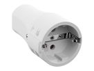 BACHMANN mounting coupling white, CEE 7/3 2-pole with earthing contact
