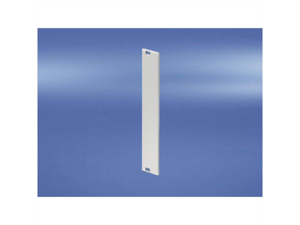SCHROFF Front Panel, Unshielded, 3 U, 12 HP, 2.5 mm, Al, Anodized, Untreated Edges