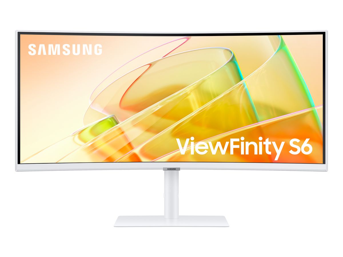 Samsung ViewFinity S6 S65TC computer monitor 86,4 cm (34") 3440 x 1440 Pixels UltraWide Quad HD LED Wit