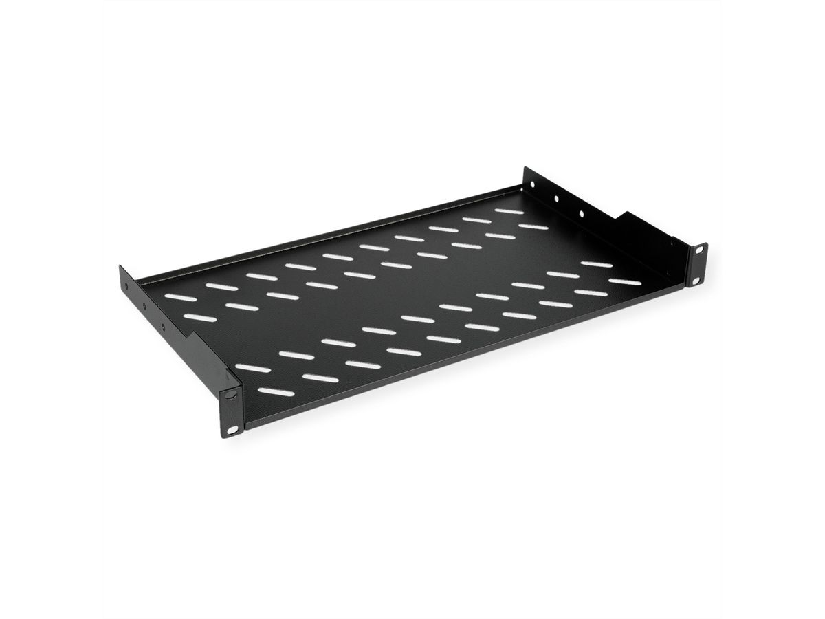 ROLINE 19-inch shelf 1 U, 250 T 15 kg black
