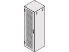 SCHROFF Varistar Perforated Steel Door, IP 20, 1 Point Locking, RAL 7021, 1400H 600W