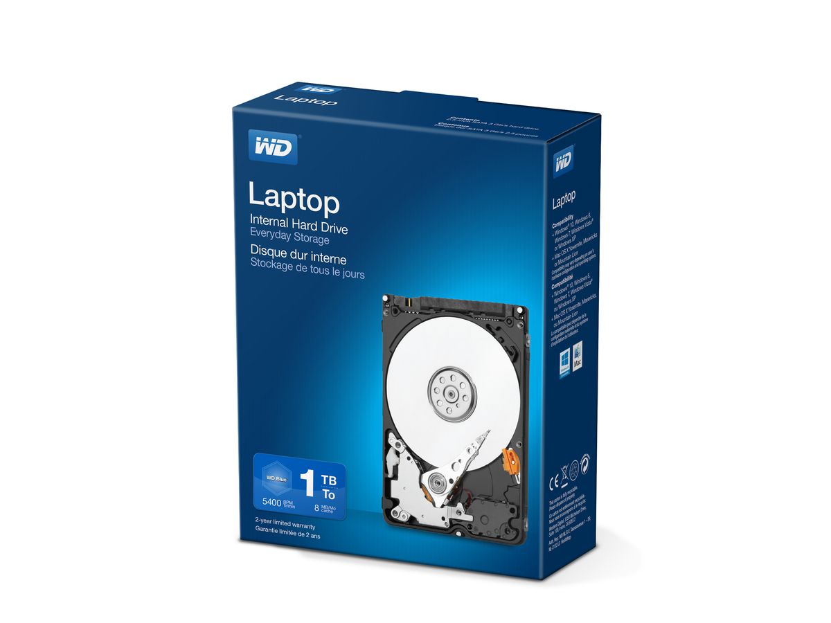 Western Digital Laptop Everyday 1000GB SATA II interne harde schijf