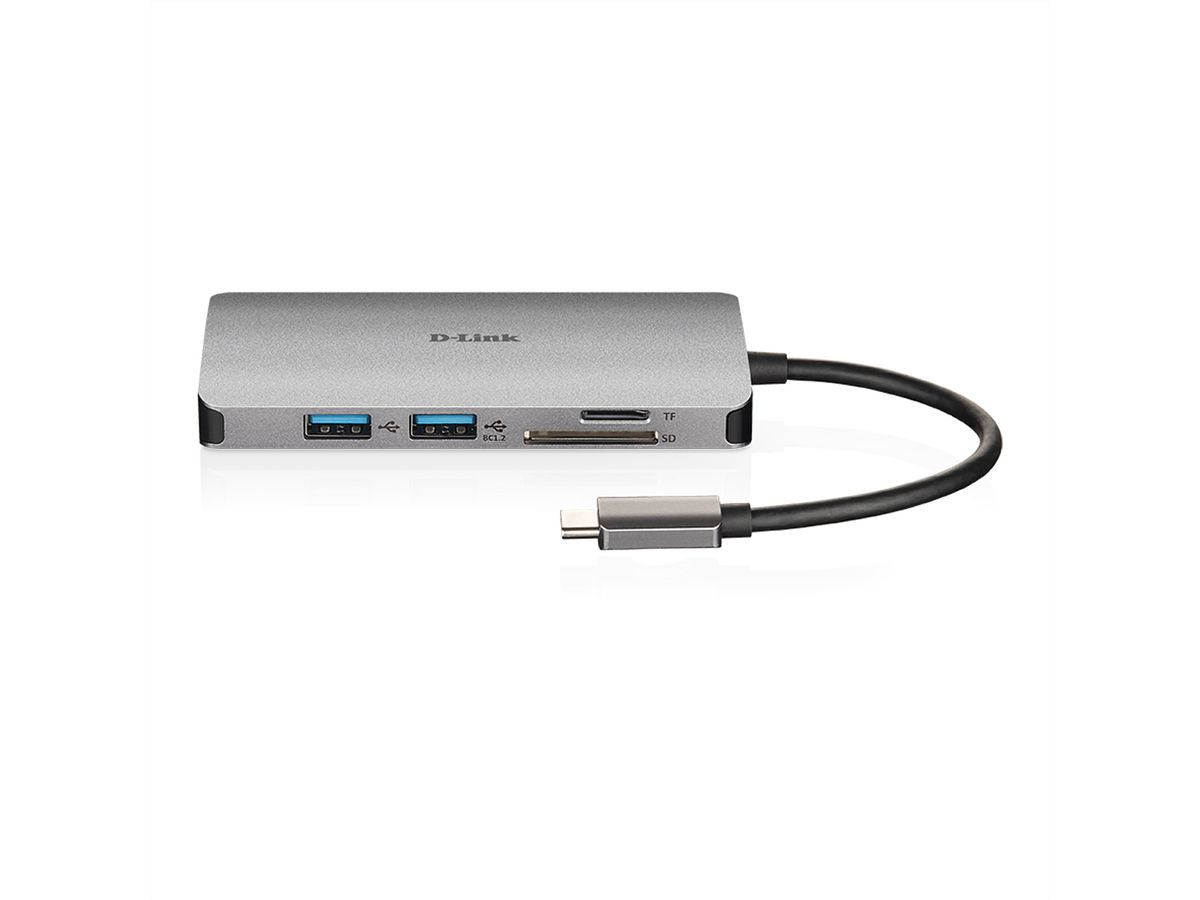 D-Link DUB-M610 USB-C 6-poorts USB 3.0 Hub met HDMI, Kaartlezer, USB-C oplaadpoort