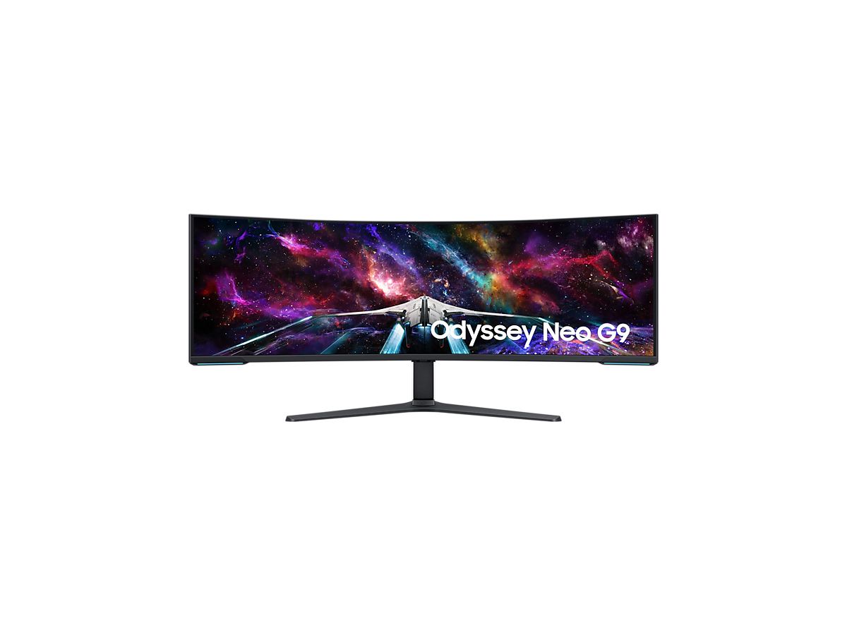 Samsung Odyssey S57CG954NU computer monitor 144.8 cm (57") 7680 x 2160 pixels 8K Ultra HD QLED Black, White