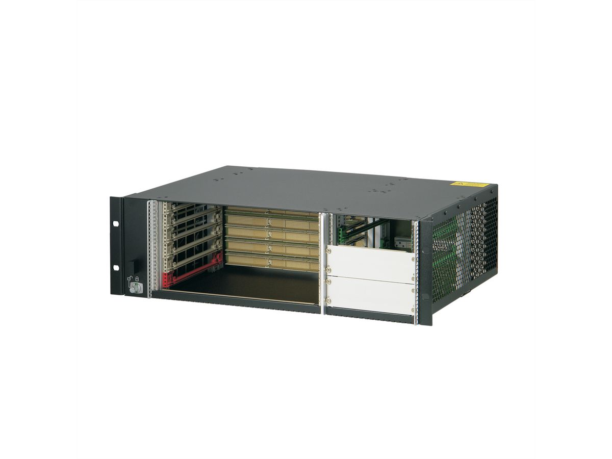 SCHROFF CPCI System for Pluggable PSU, Horizontal, 3 U, 6 Slot