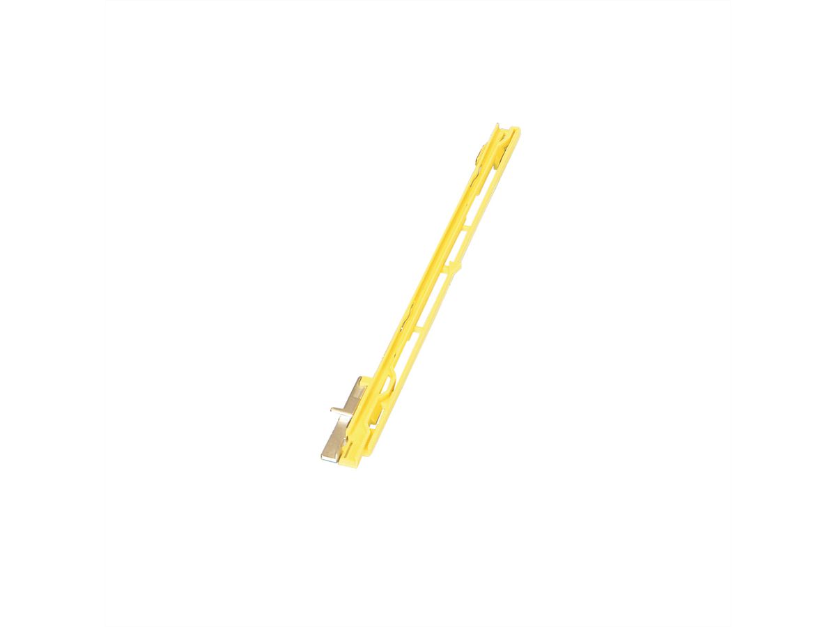 SCHROFF MTCA Guide Rail, Yellow, Bottom, for PM Modules, 10 pieces