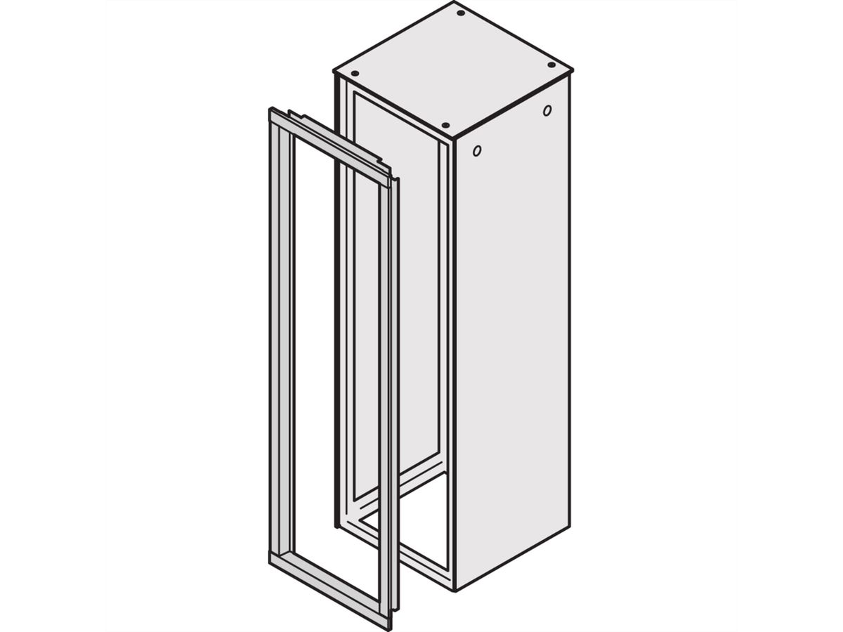 SCHROFF Varistar Deco Cabinet Frame, RAL 7035, 2200H 600W
