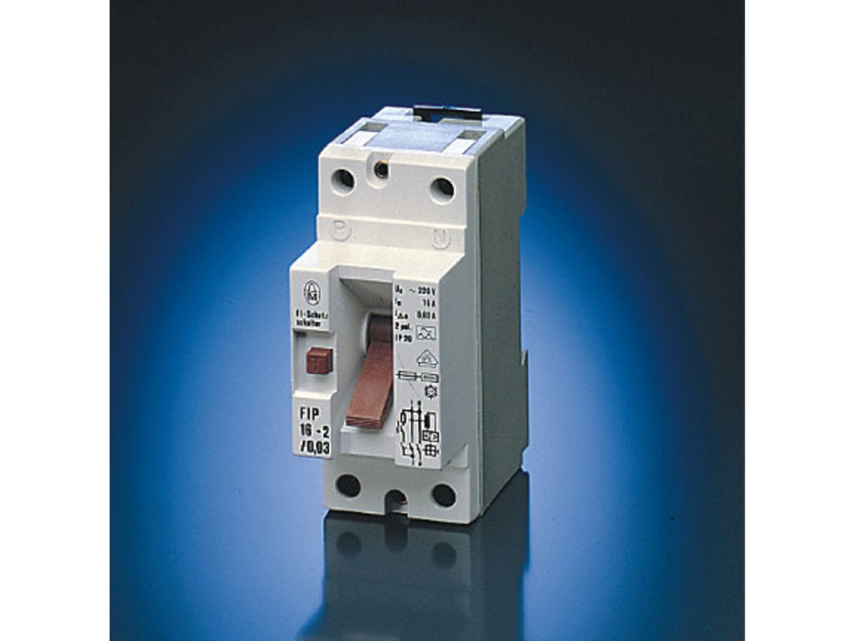 SCHROFF Power Distribution Modules According to DIN 43880, FI Safety Switch, 16 A, 30 mA