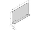 SCHROFF Air Baffle, Front Panel, Refrofit Shielding, Steel, 3 U, 4 HP, 220 mm