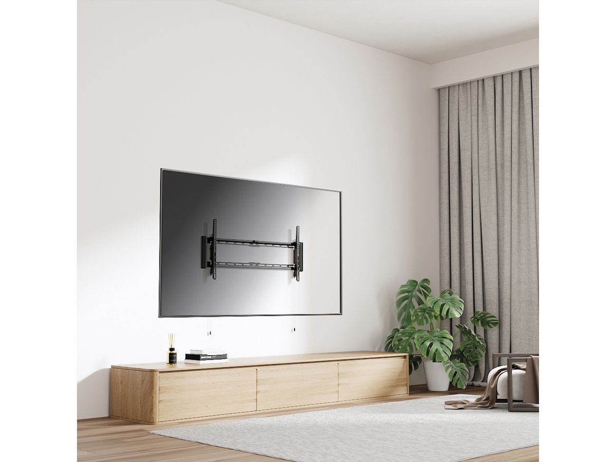 VALUE TV muurbeugel, 47 mm afstand tot de muur, kantelbaar, <228,6cm/90", <75kg
