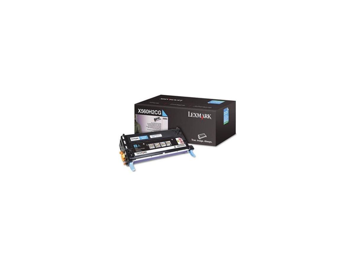 Lexmark X560 10K cyaan printcartridge