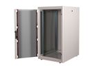 ROLINE 19-inch network cabinet Basic 22 U, 600x800 WxD glass door grey