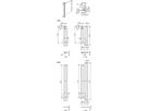SCHROFF Plug-In Unit Front Panel, Unshielded, for IEL, IET, Type 2 Handle, 6 U, 8 HP, 2.5 mm, Al, Front Anodized, Rear Conductive