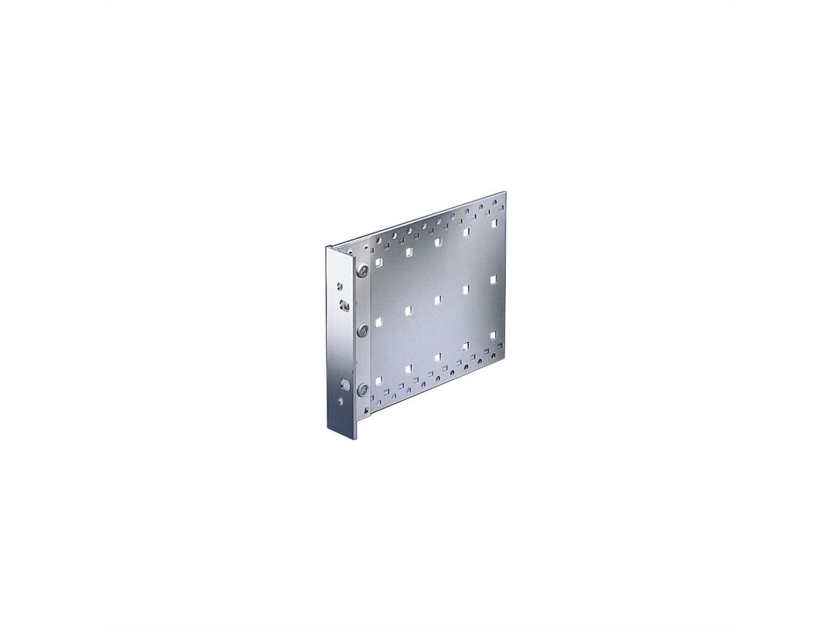 SCHROFF EuropacPRO Side Panel for Stainless Steel Gasket, Type H, Handle Holes, 3 U, 175 mm