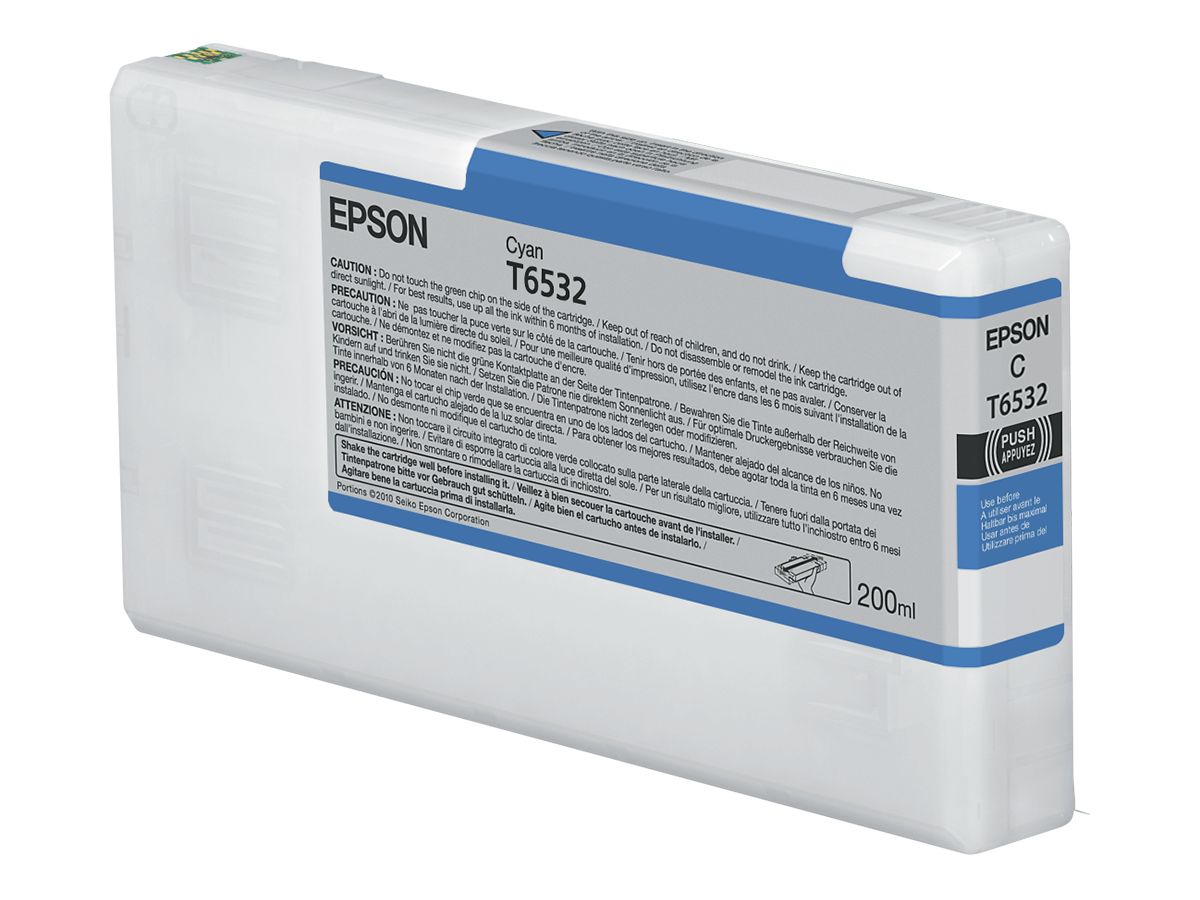 Epson T6532 Cyan Ink Cartridge (200ml)