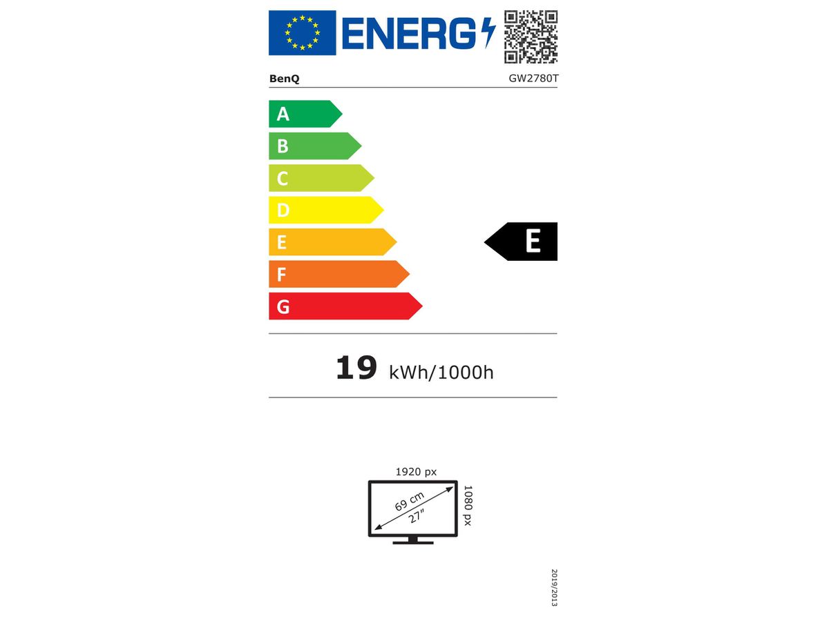 Benq GW2780T 68,6 cm (27") 1920 x 1080 Pixels Full HD LED Zwart