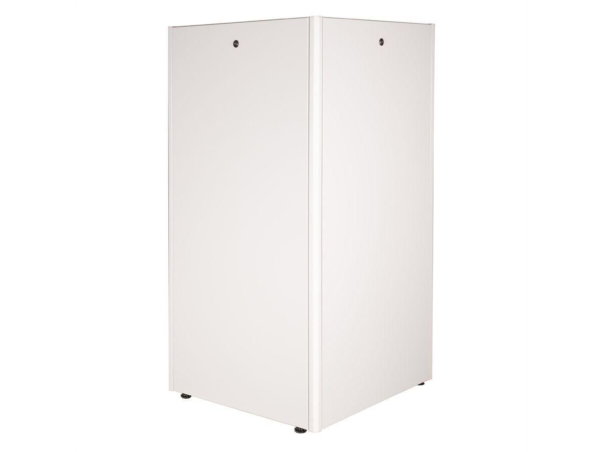 ROLINE 19-inch network cabinet Basic 32 U, 800x800 WxD glass door grey