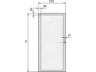 SCHROFF Eurorack glasdeur met acrylglas, RAL 7035, 29 HE 600W