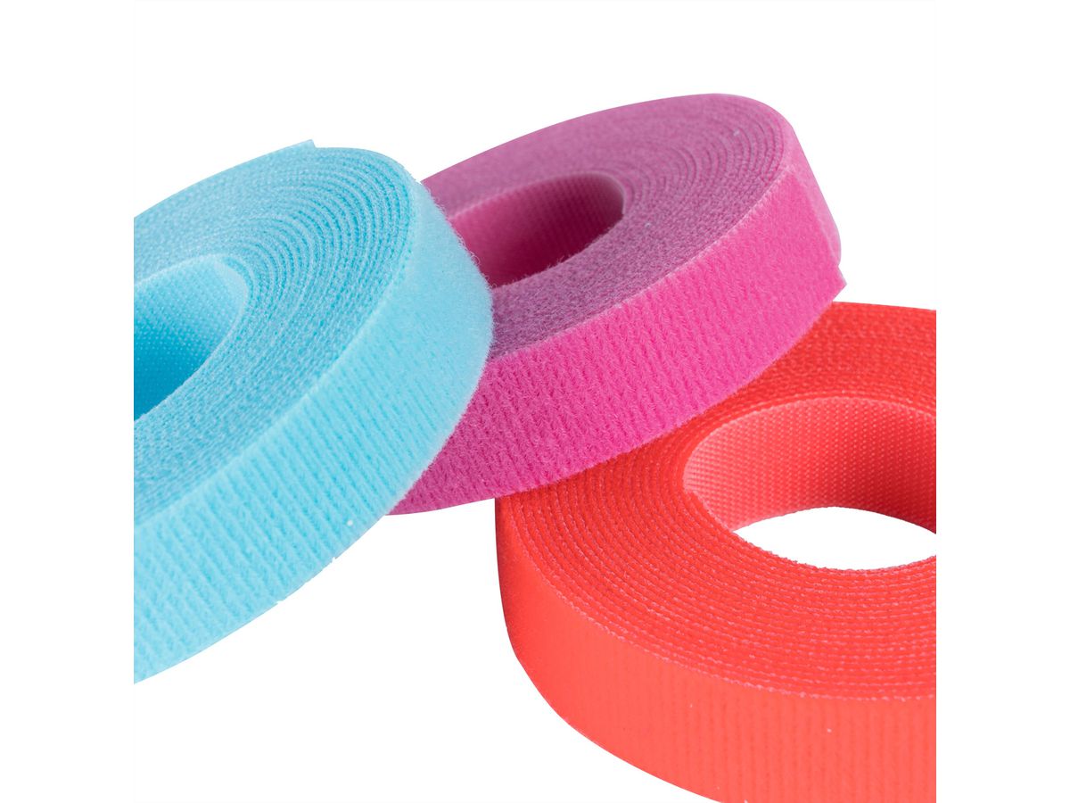 VELCRO® One Wrap® Tape 13 mm breed, turkoois, 25 m