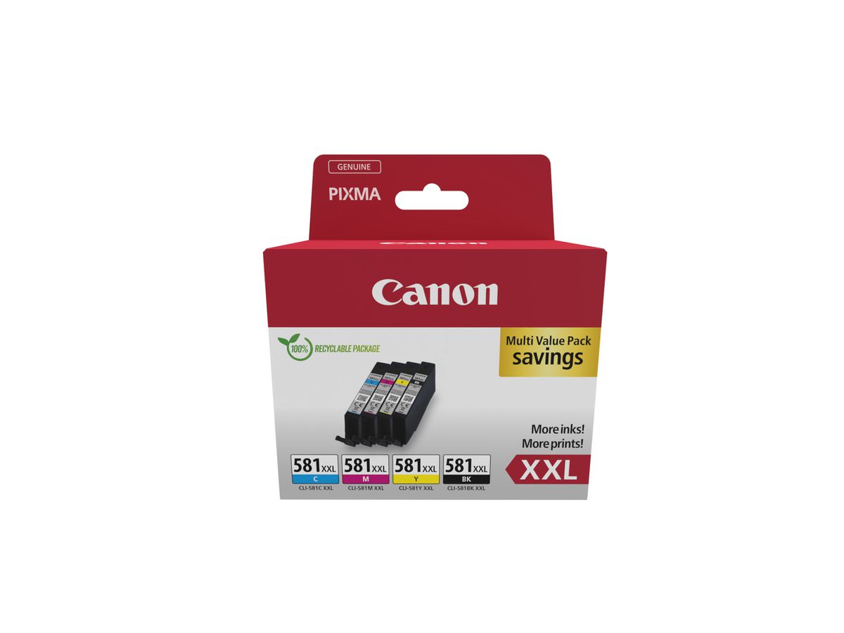 Canon 1998C007 ink cartridge 4 pc(s) Original Black, Cyan, Magenta, Yellow