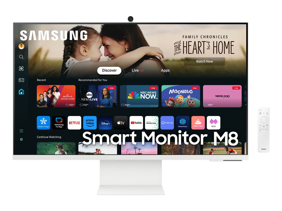 Samsung Smart Monitor M8 M80D computer monitor 81.3 cm (32") 3840 x 2160 pixels 4K Ultra HD LED White