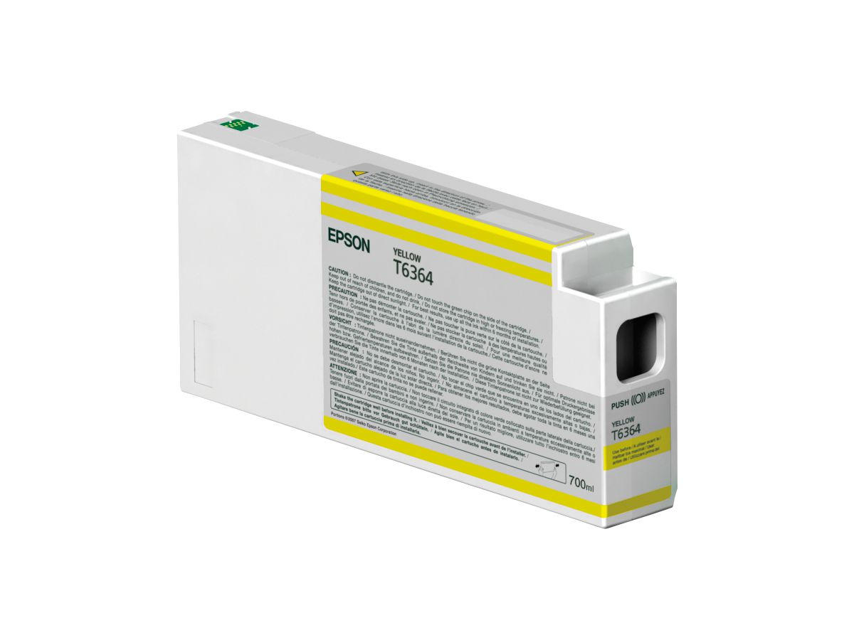 Epson Singlepack Yellow T636400 UltraChrome HDR 700 ml ink cartridge