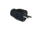BACHMANN mounting plug, for supply cable H03VV-F3G0.75-1.0-1.5mm, black