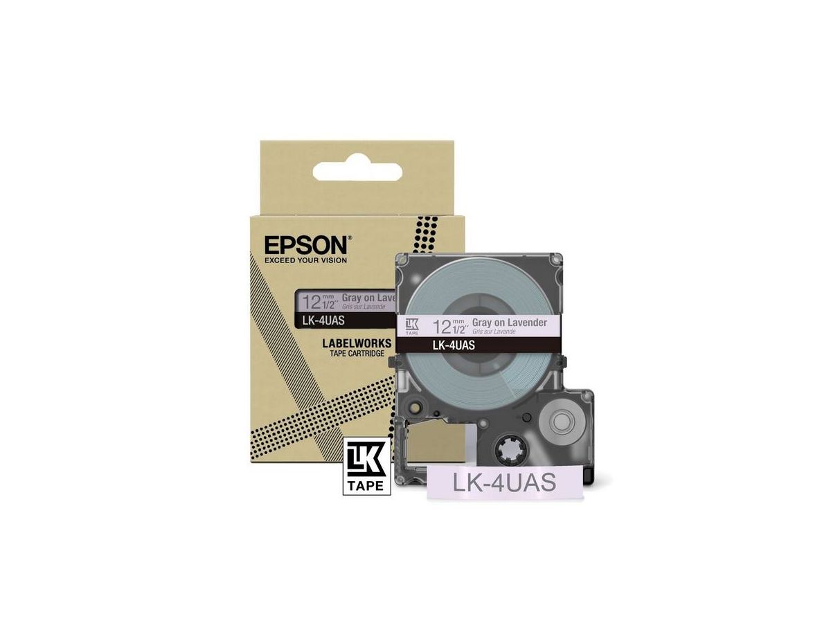 Epson LK-4UAS Grey, Purple