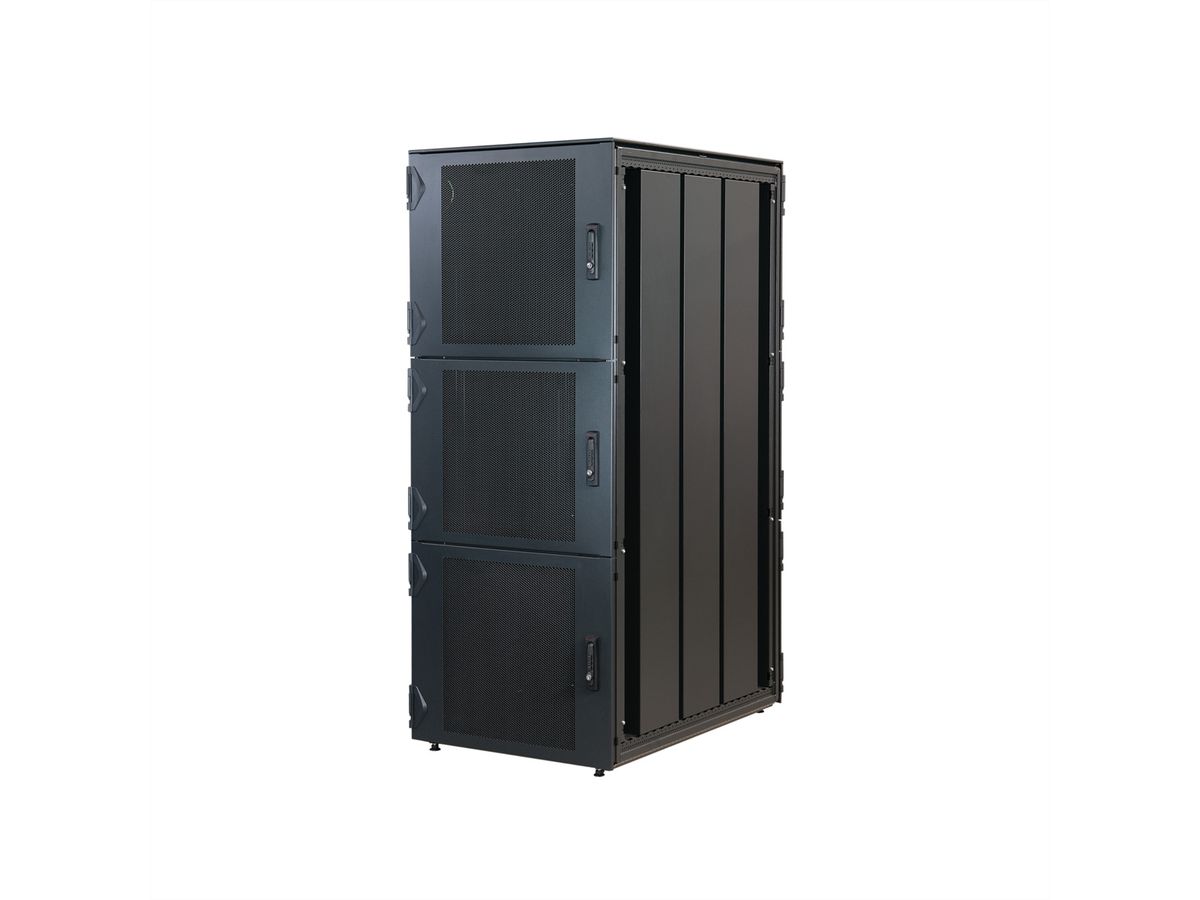 SCHROFF Varistar Colocation Cabinet, RAL 7021, 4 Compartments, 42 U, 2000H, 600W, 1000D
