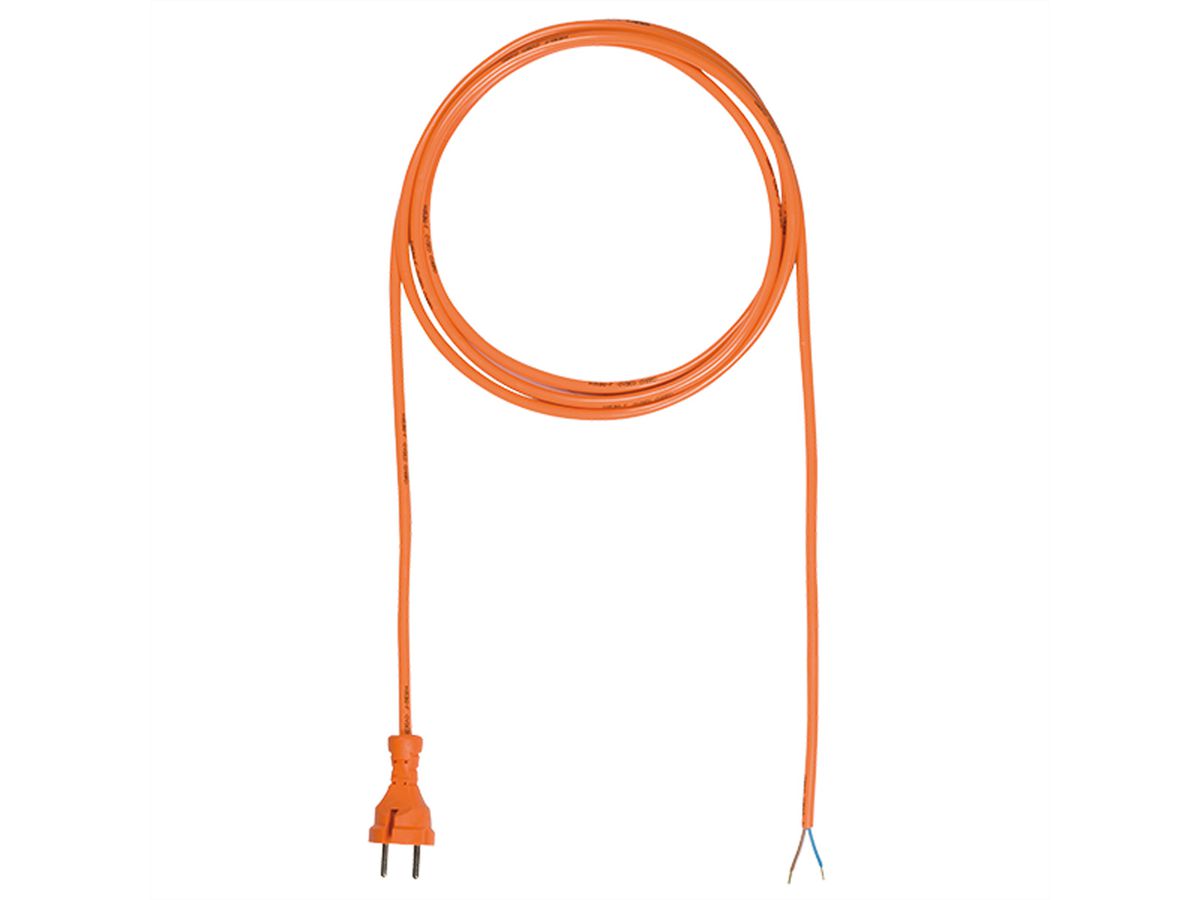 BACHMANN PUR supply cable 2x1.50 3m orange, H07BQ-F 24G/AEH